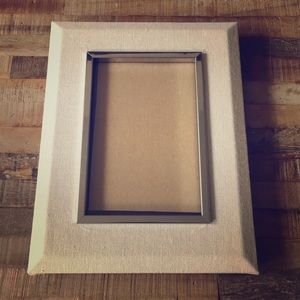Cream and Silver Picture Frame